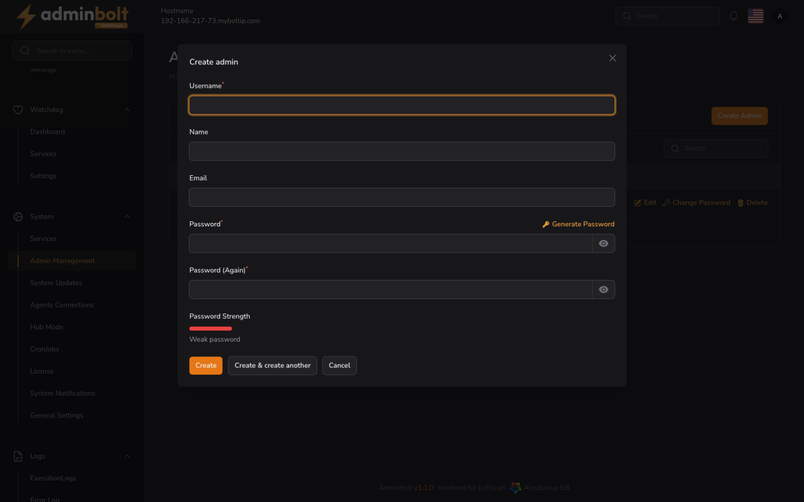 Admin Management Overview