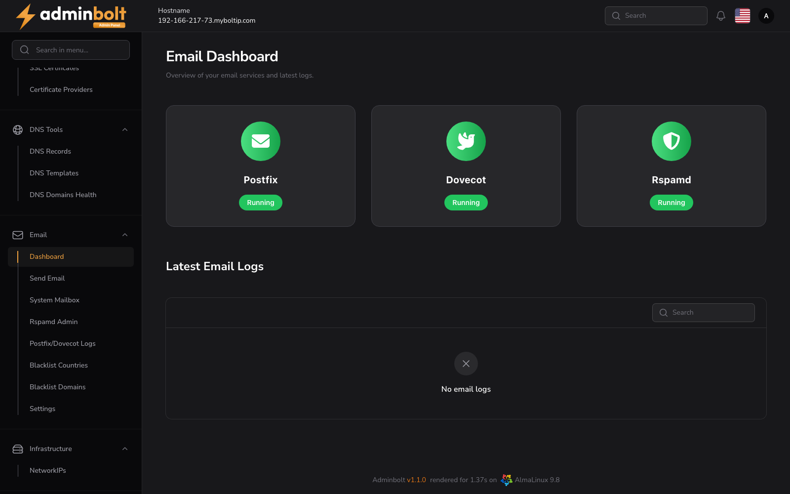 Email Dashboard