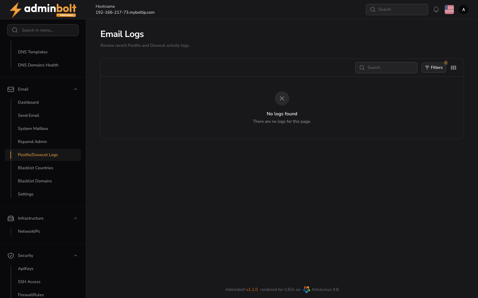 Postfix Dovecot Logs