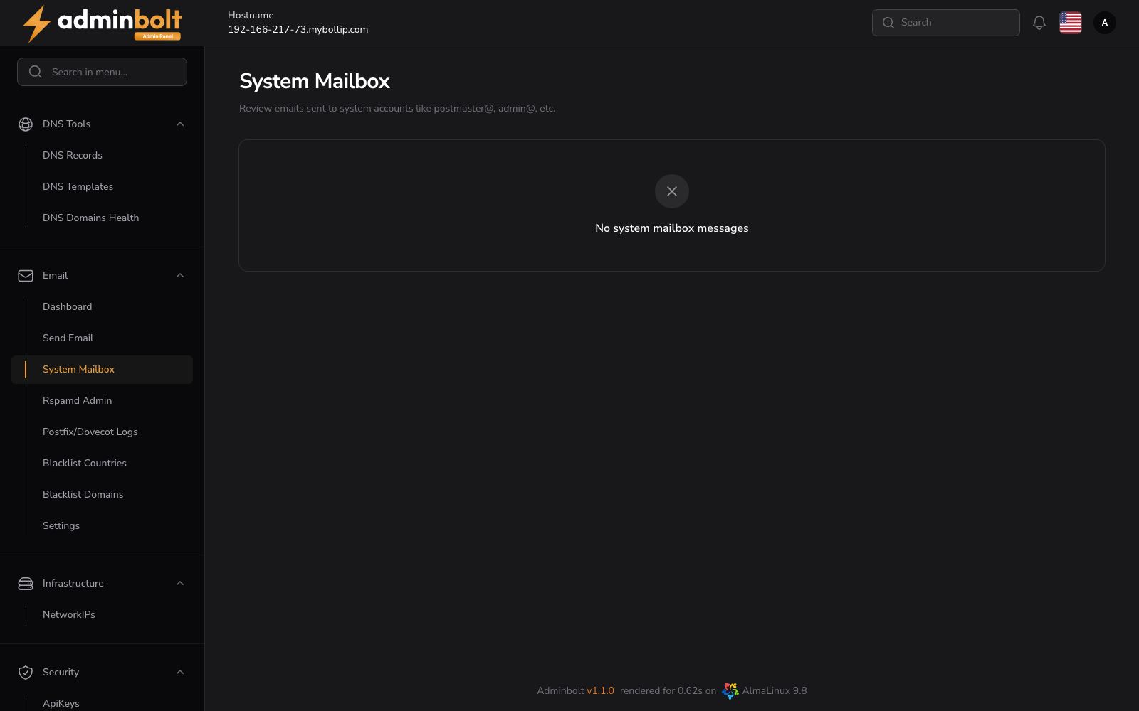 System Mailbox