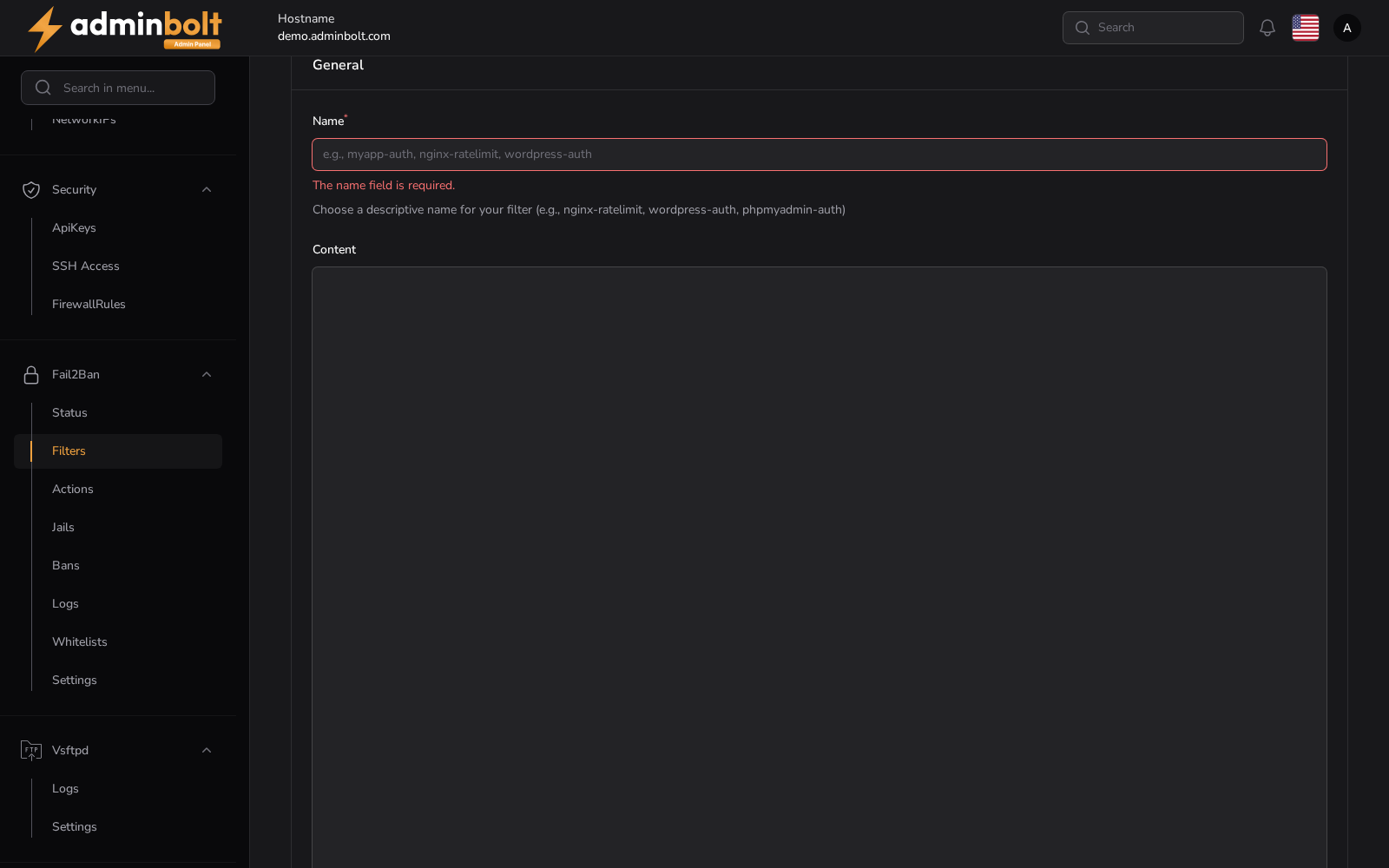 Create Fail2BanFilter