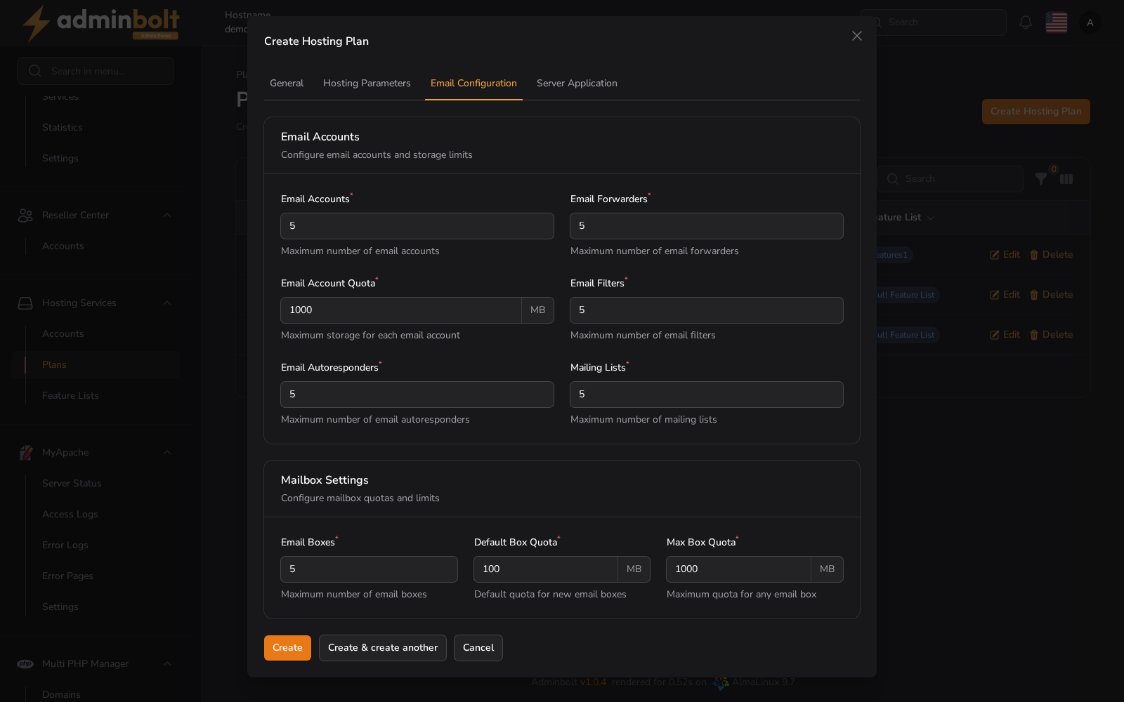Email Configuration