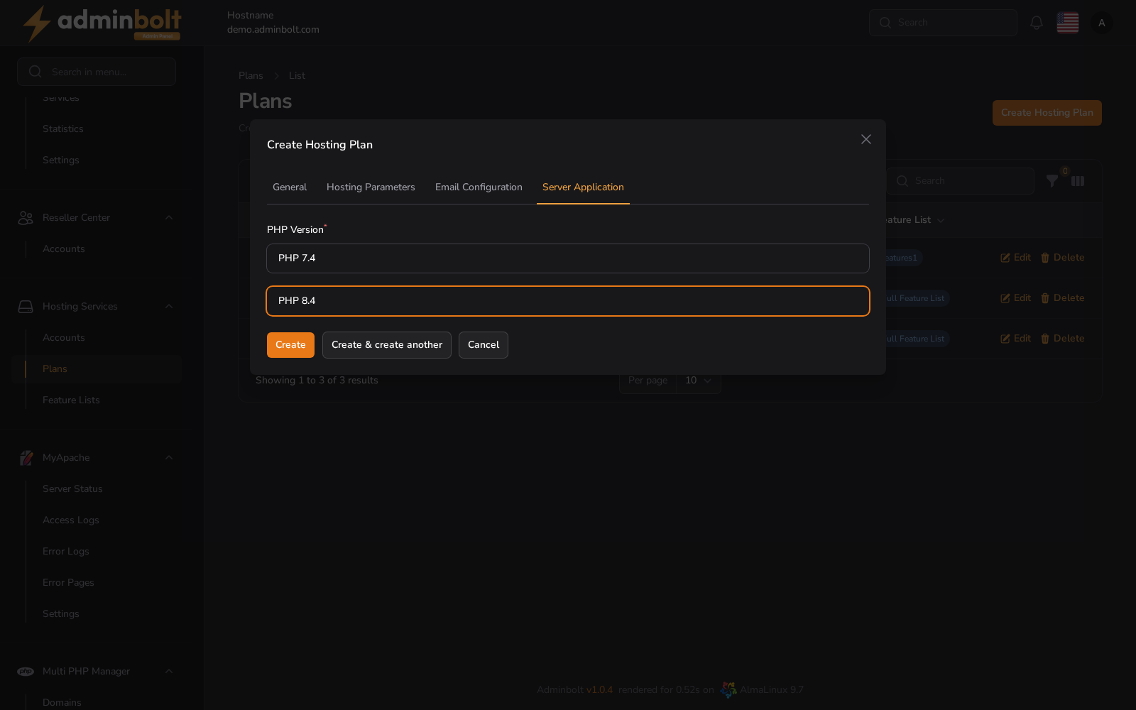 Server Application