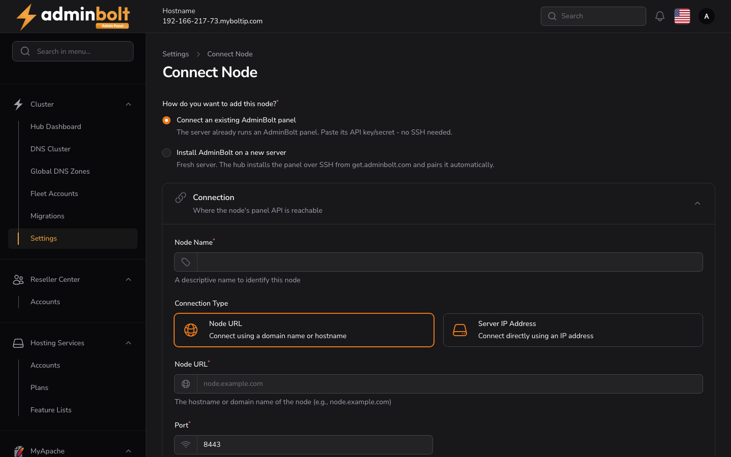 Connect Node