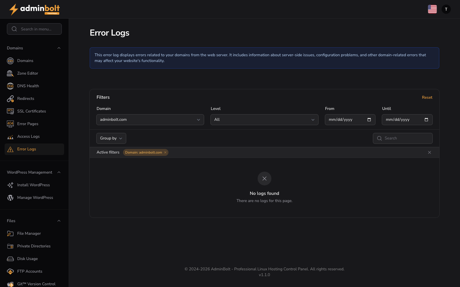 Error Logs
