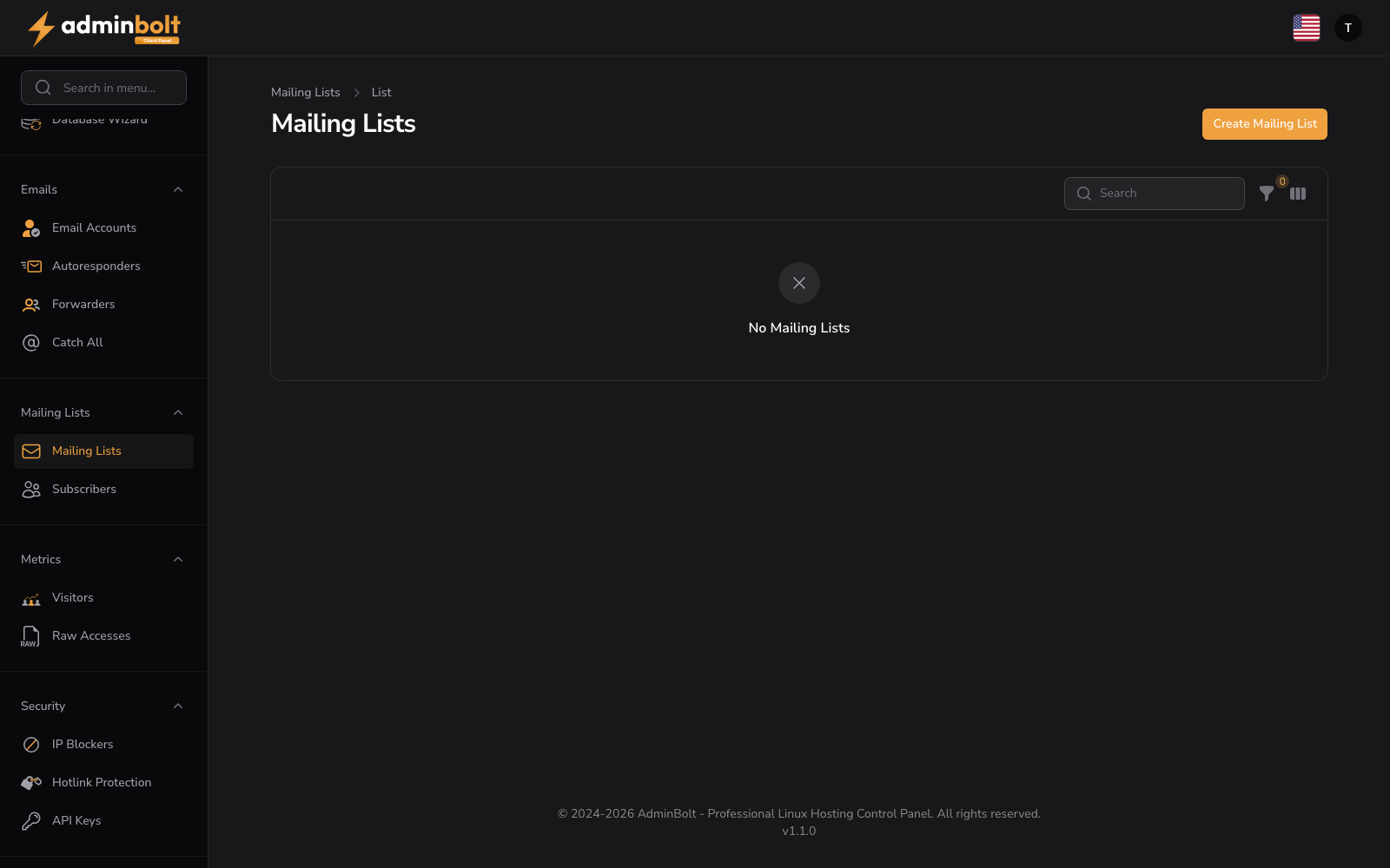 Mailing Lists