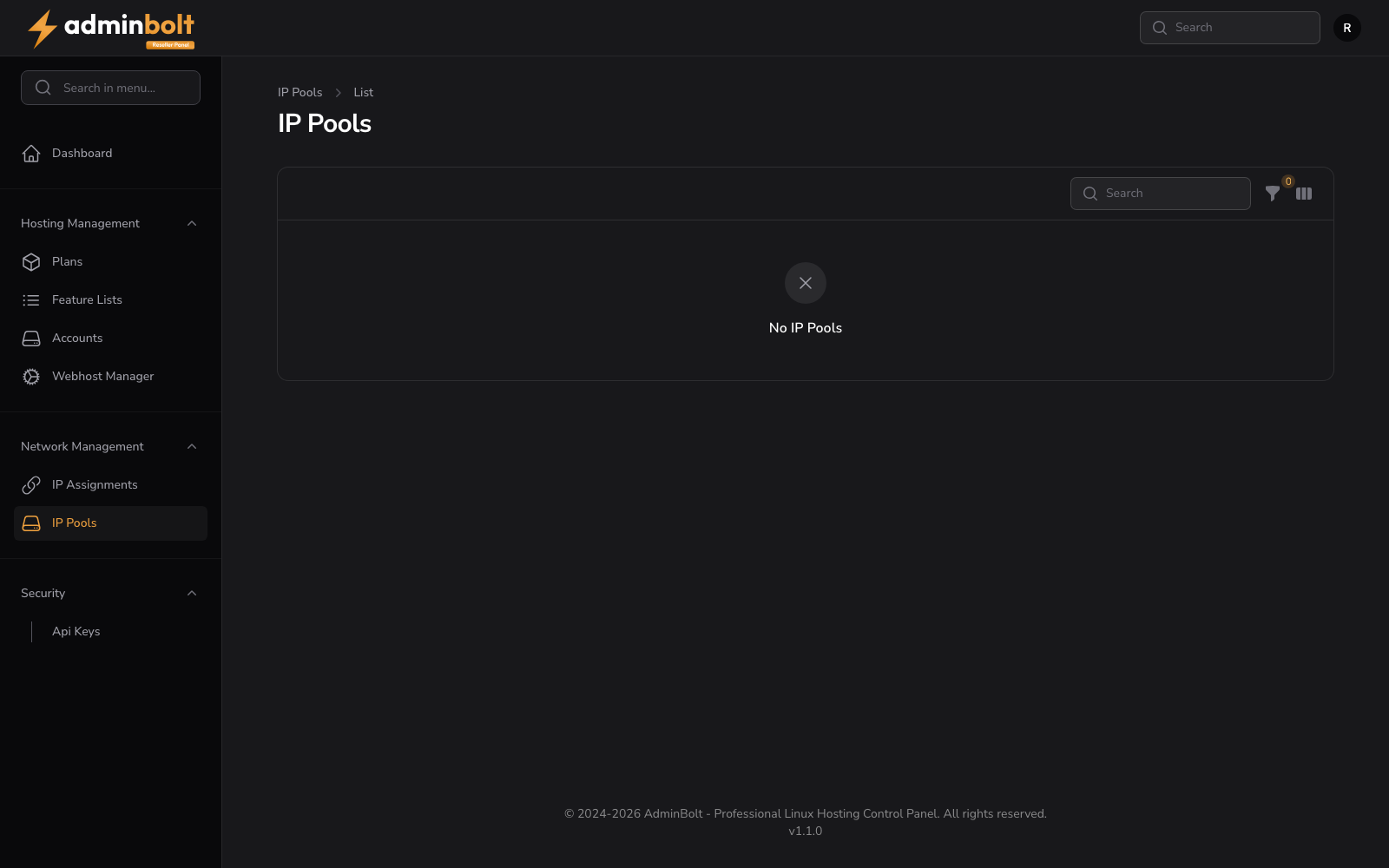 IP Pools