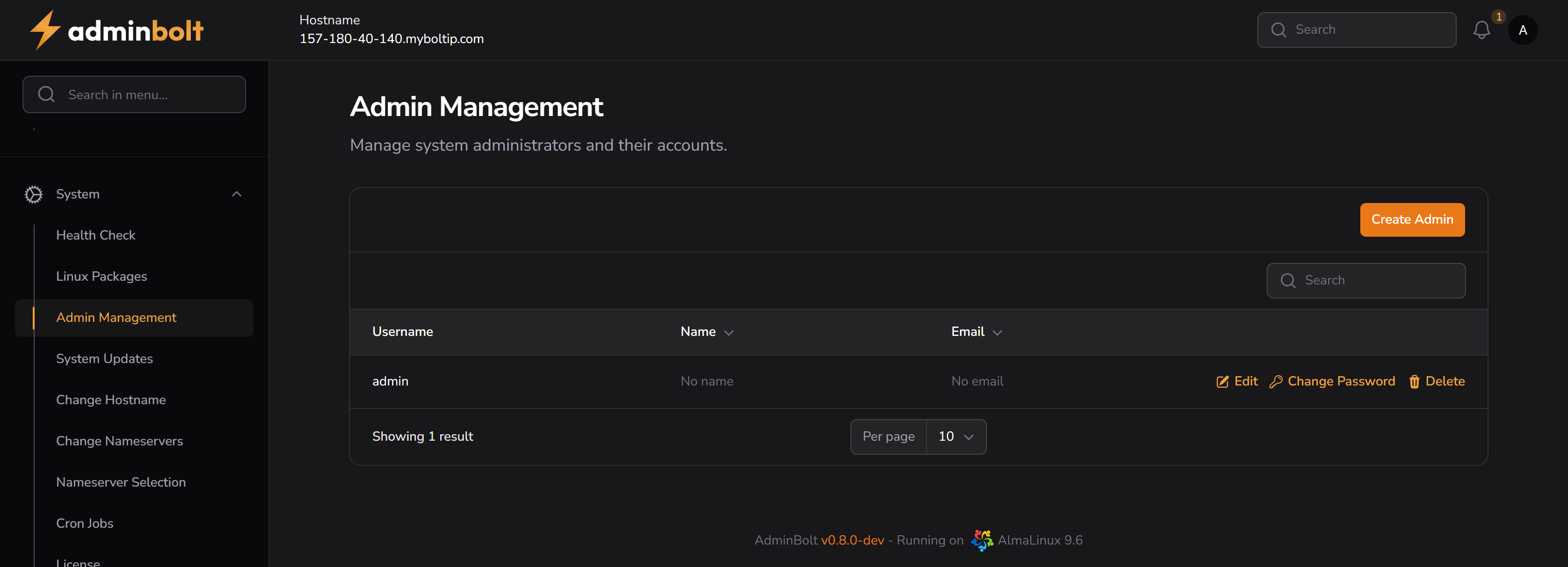 Admin Management Overview