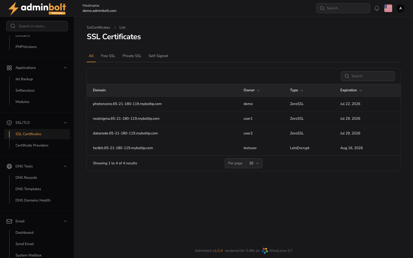 Import Certificate Modal