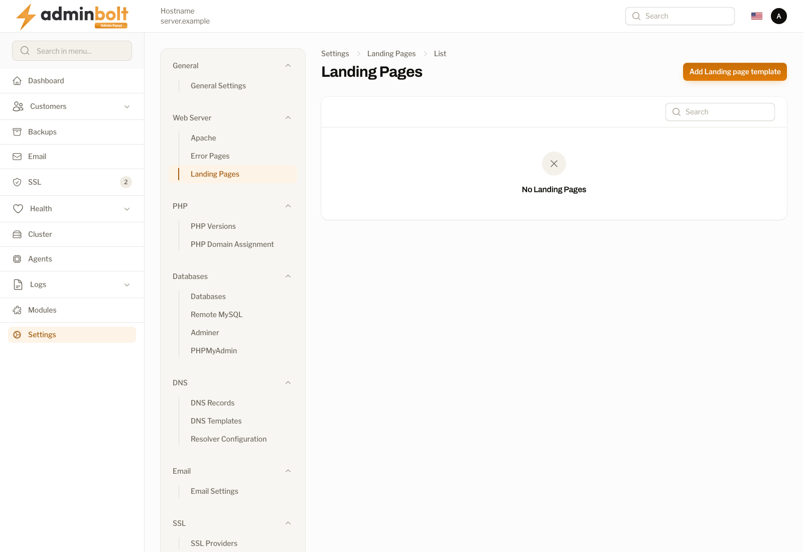 Landing Pages
