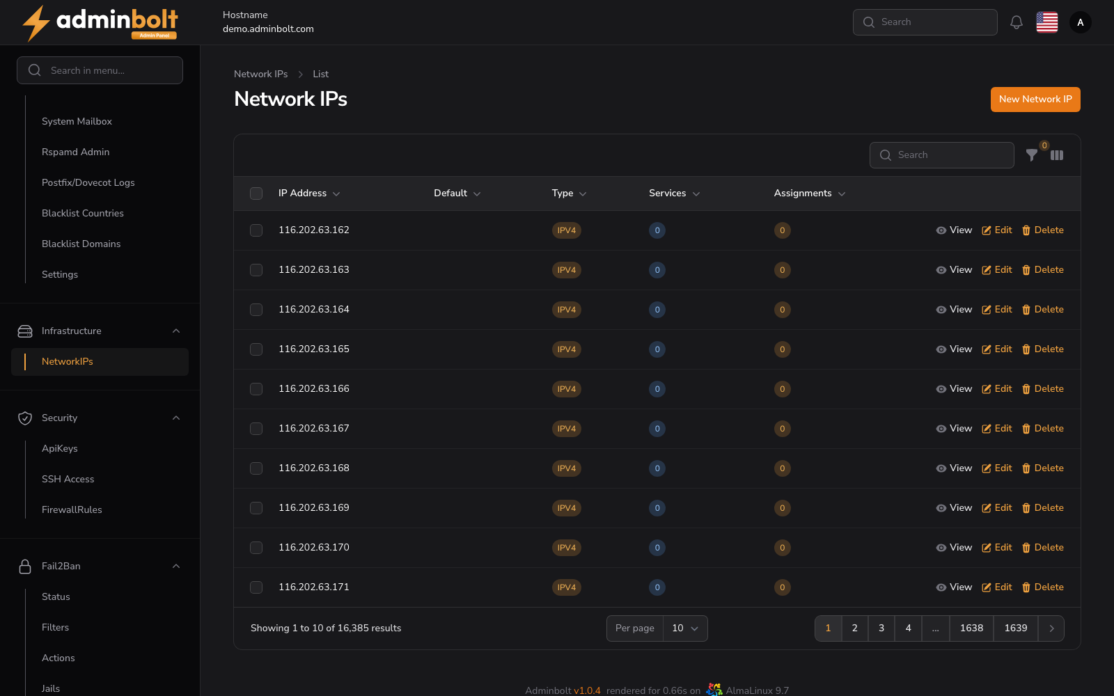 Network IPs