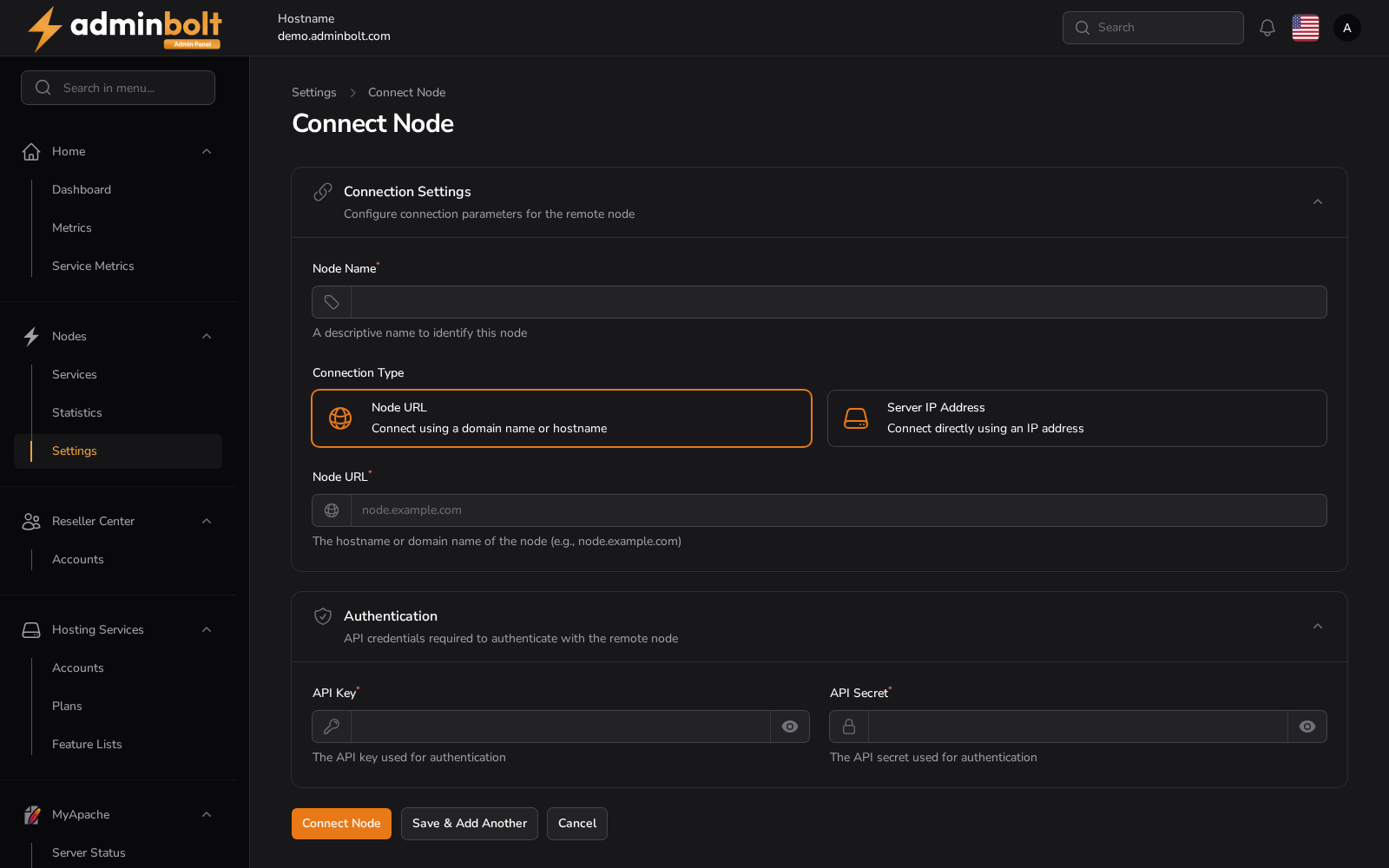 Connect Node