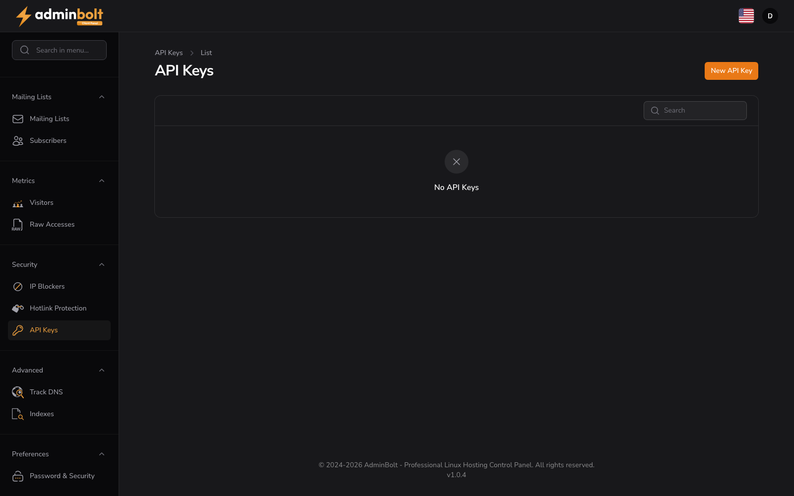 API Keys
