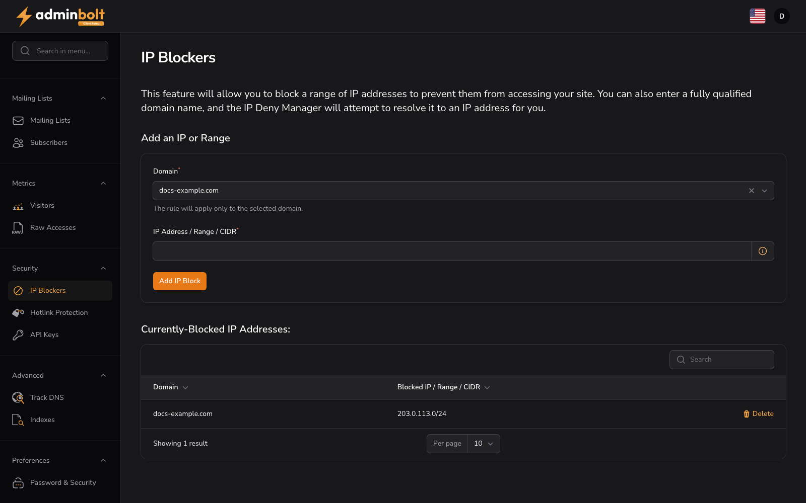 IP Blockers