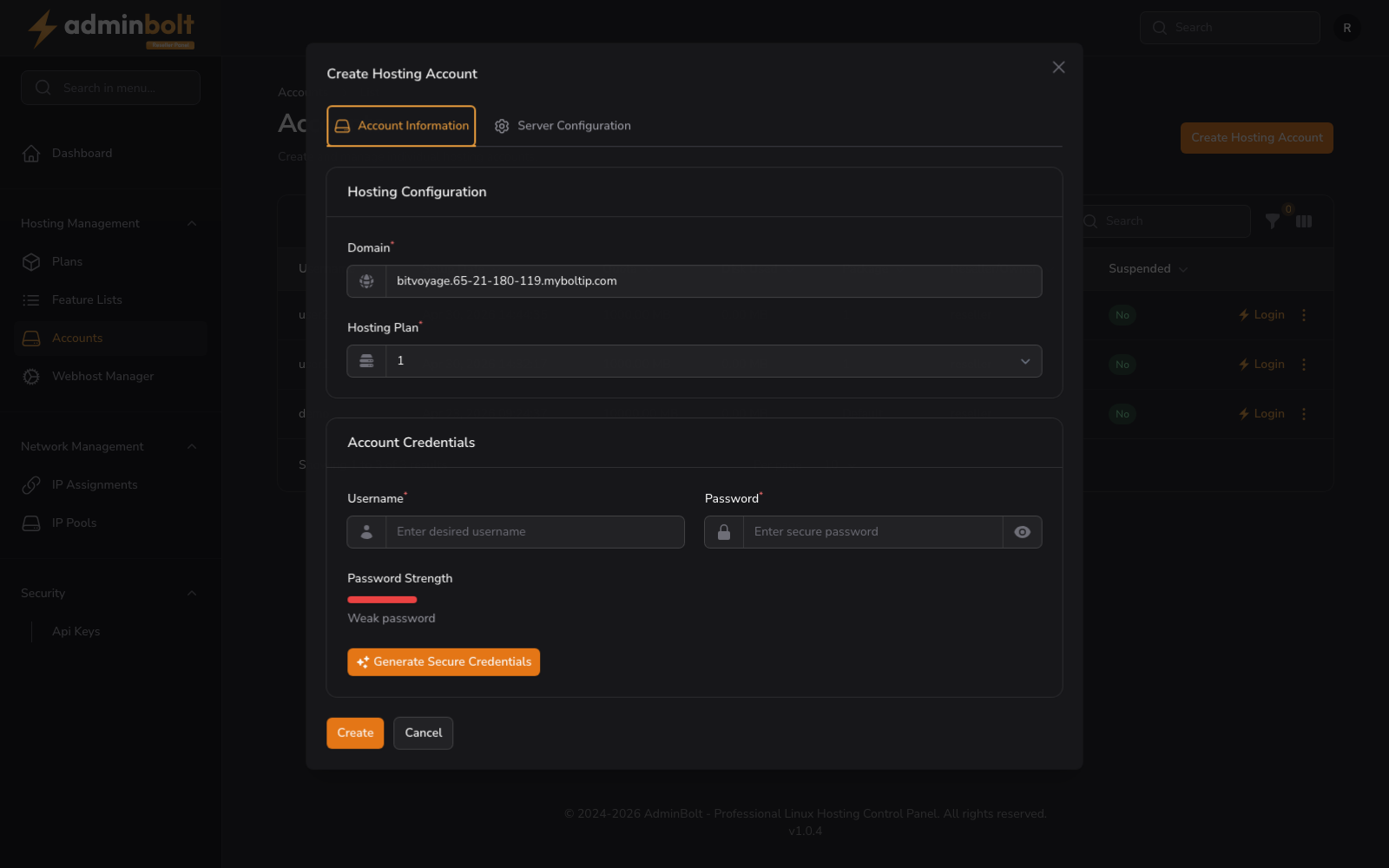 Reseller Accounts