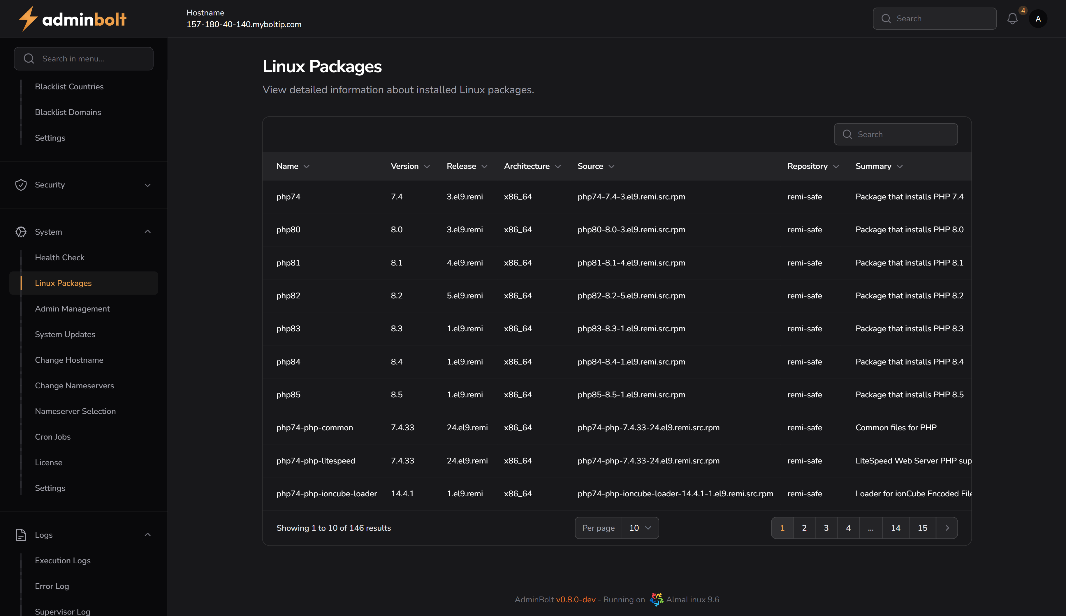 Linux Packages View 1