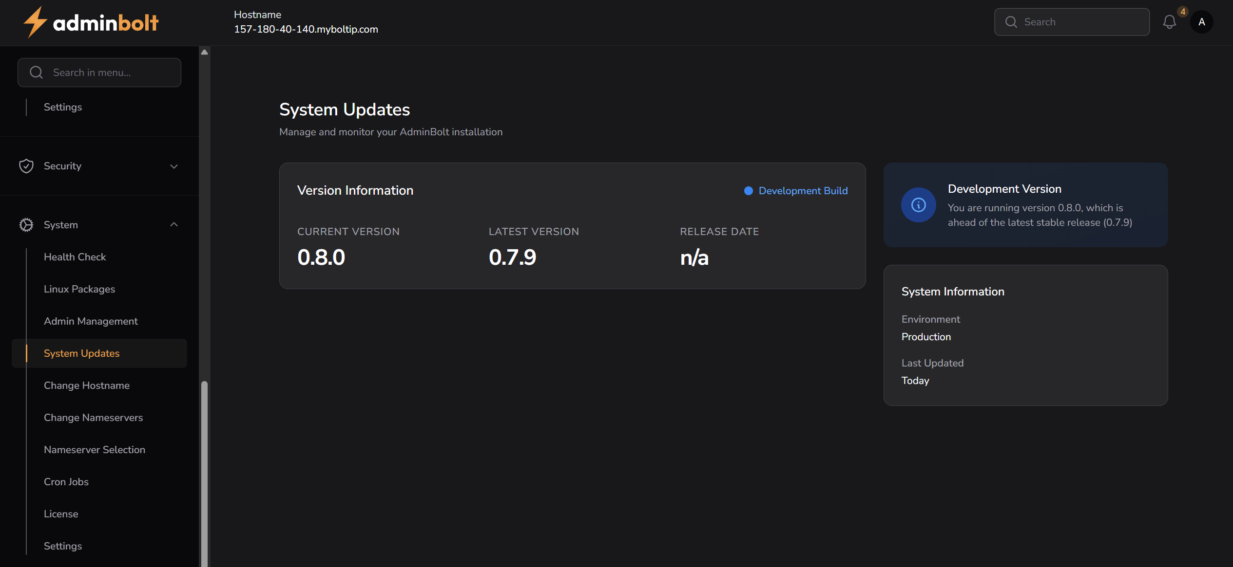 System Updates Overview